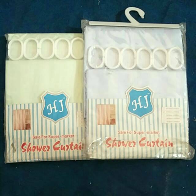 shower custain - gorden kamar mandi - tirai kamar mandi