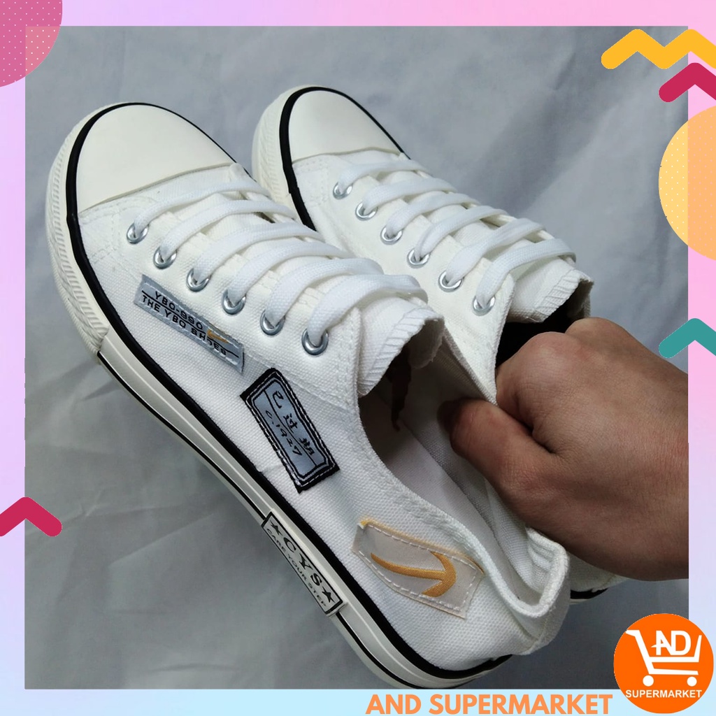 AND / sepatu sepatu wanita import fashion terlaris sepatu canvas wanita import / Sepatu Sneakers Tali Wanita Import Korea - Sepatu Import Sneakers Wanita / Sepatu Sneakers canvas Tali wanita Helio Korean Style Import New Outxide / SPT-11