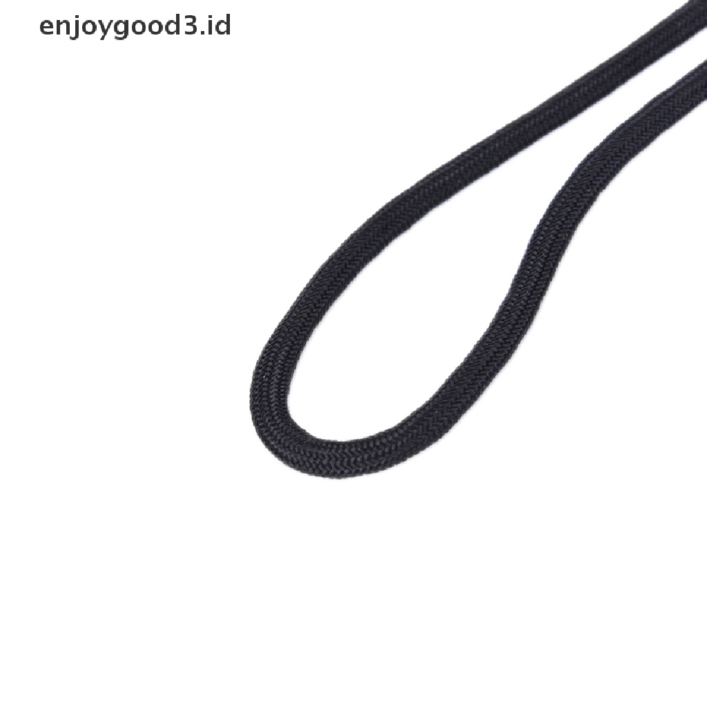 (Rready Stock) 5x Tali Lanyard Bahan Nilon Warna Hitam Untuk Kamera Ponsel iPod USB mp3 mp4 (ID)