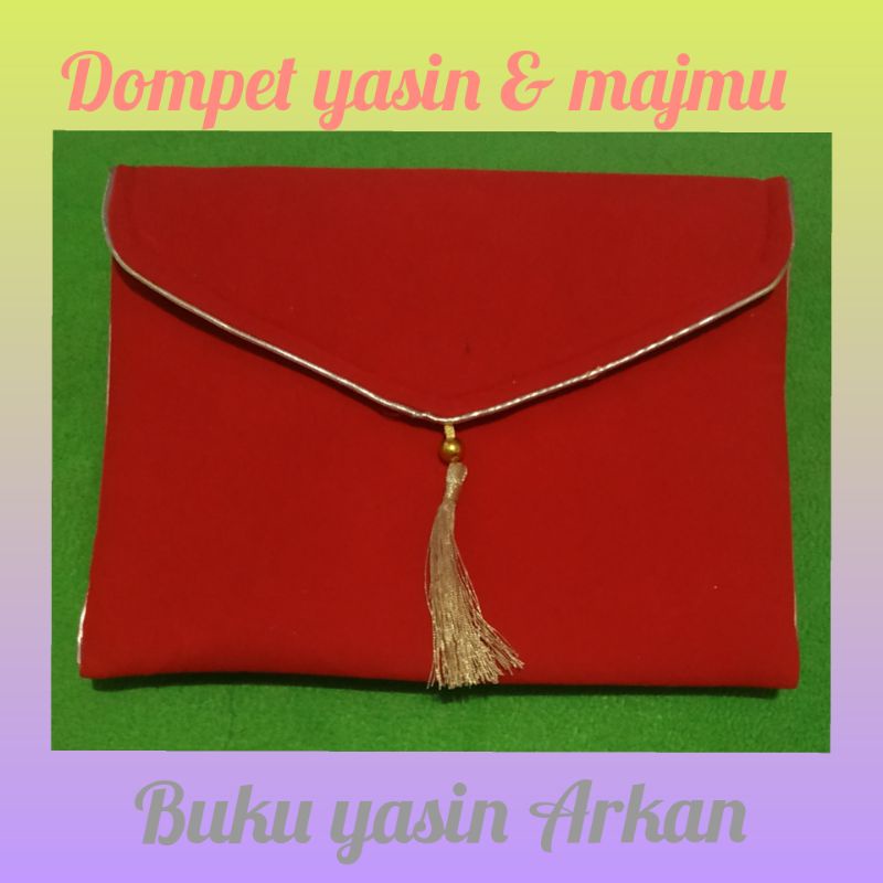 Dompet/tas Bludru Yasin dan Majmu syarif