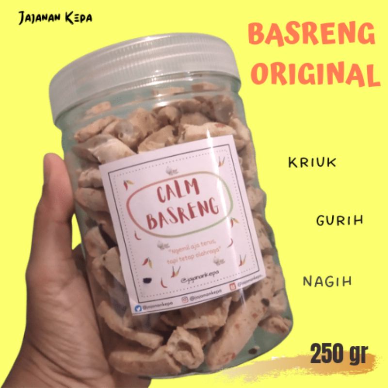 

Basreng Original/250gr/gurih/camilan/Snack/bakso/asin