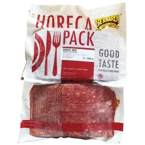 BERNARDI SMOKED BEEF KOTAK HORECA PACK 500GR / SMOKE BEEF