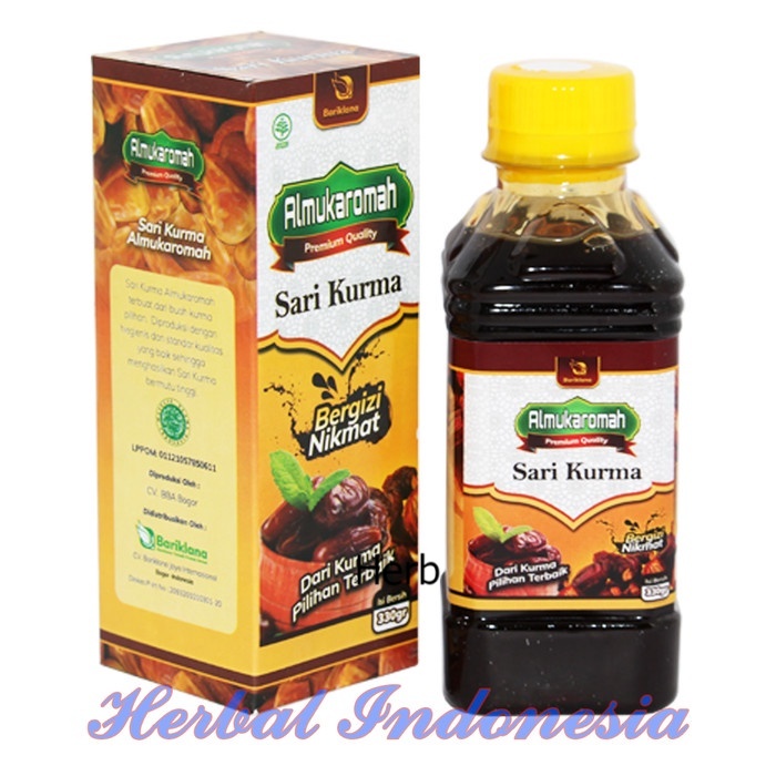 

Sari Kurma Almukaromah Sari Kurma Bariklana Premiun Quality 330gr