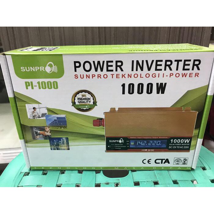 POWER INVERTER SUNPRO PI-1000 TEKNOLOGI I-POWER 1000W