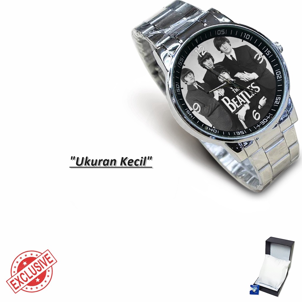 Jam Tangan Rantai Couple THE BEATLES (Nice)