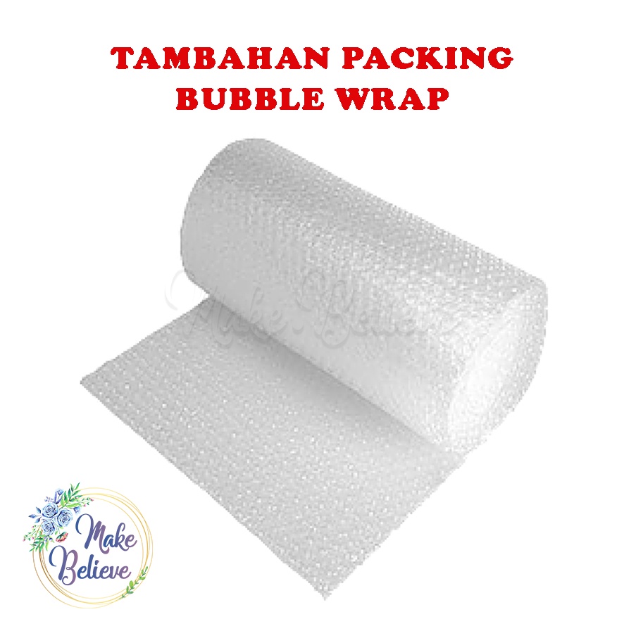 

TAMBAHAN PACKAGING BUBBLE WRAP HANYA UNTUK PRODUK BUNGA SABUN