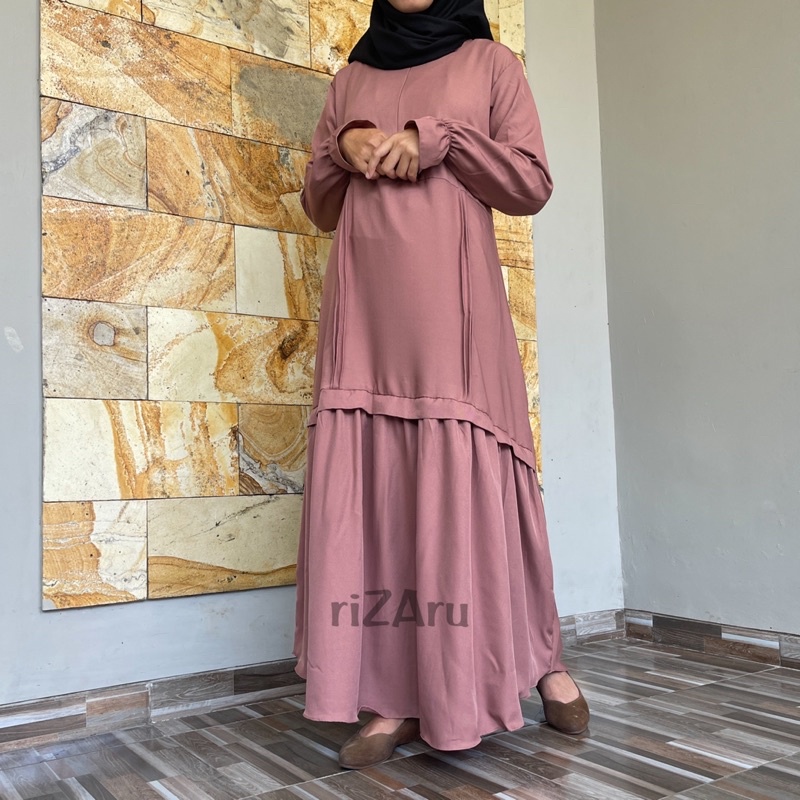 Gamis | Dress Rample Bawah by riZAru