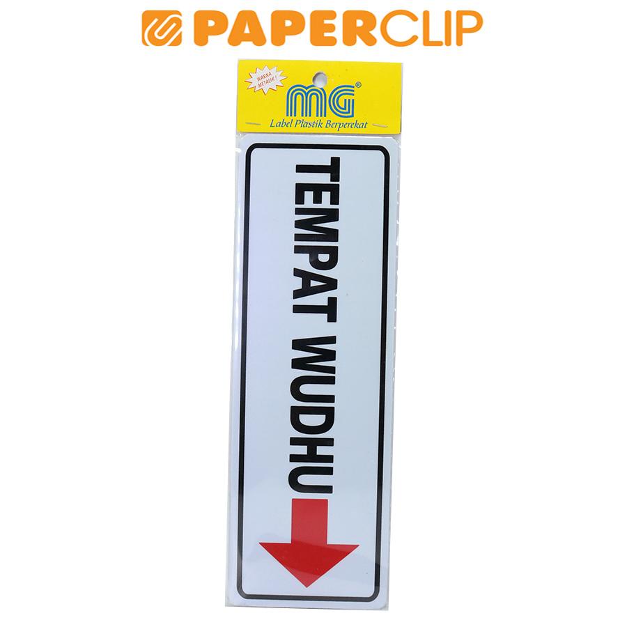 

SIGN MG 3C WHITE WH-16 TEMPAT WUDHU PANAH KANAN
