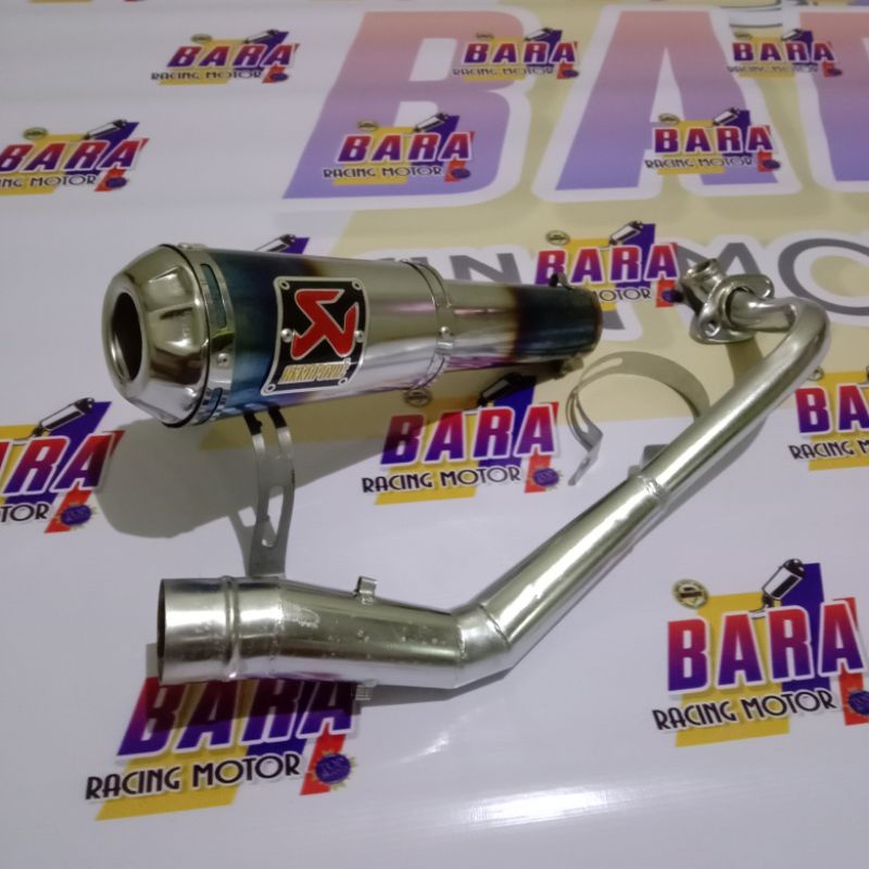 Knalpot RACING AKRAPOVIC BEATkarbu beat FI beat ESP beat street