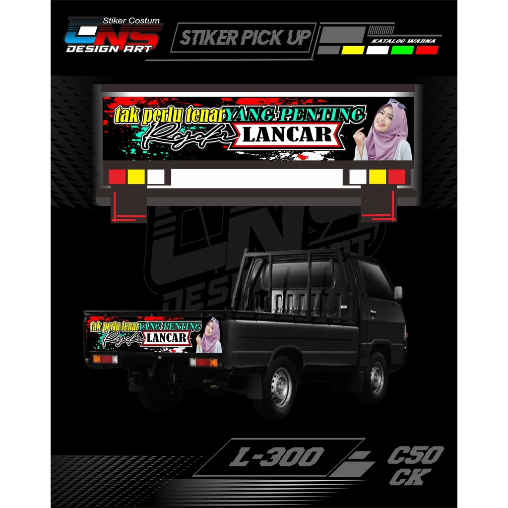 stiker L300 stiker  pick up l 300 stiker pintu belakang L300 stiker all pick up L300 STIKER PINTU BA