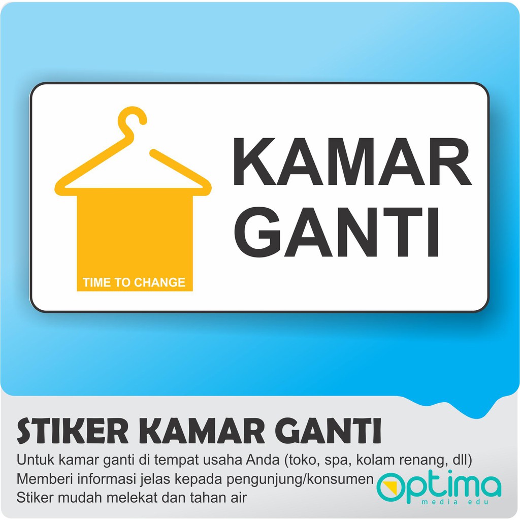 

STIKER KAMAR GANTI / KAMAR PAS