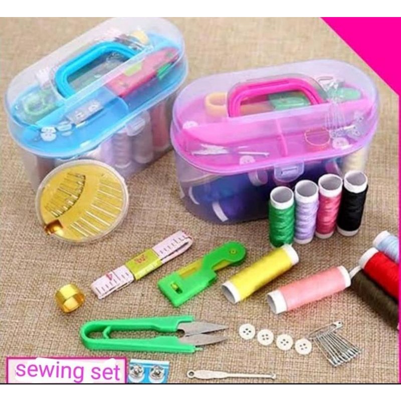 Jual Alat Jahit / Sewing Box Set / Sewing Box Shopee Indonesia