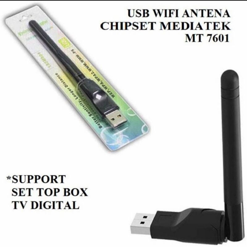 USB WIFI MT 7601 USB WIFI ANTENA  TV DIGITAL LAPTOP CPU PARABOLA