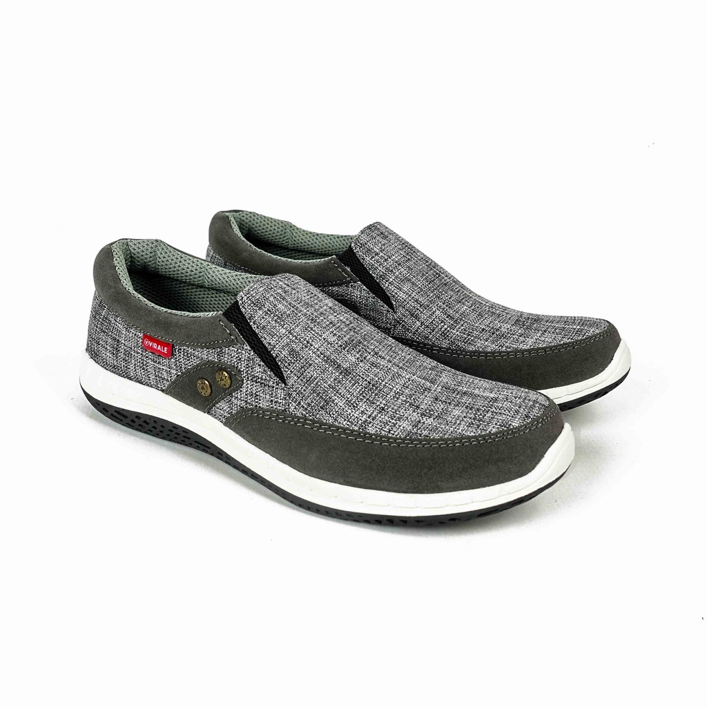 Sepatu Slip On Pria Original Virale Model Kasual Distro Mamojo Store BG 02