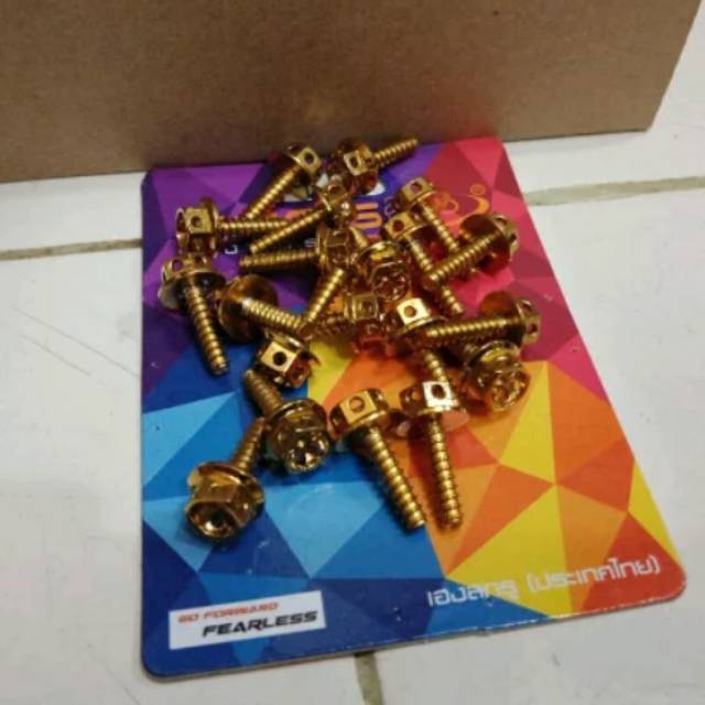 Baut Body Probolt Honda Heng Flower isi 20pc