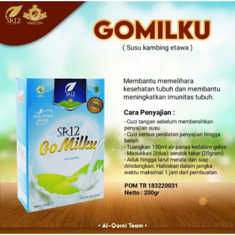 

GOMILKU SR12 ORIGINAL/SUSU KAMBING ETAWA