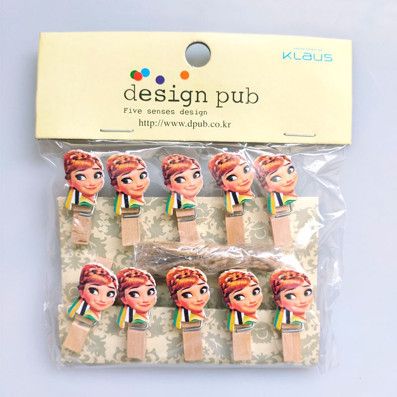 KLIP PENJEPIT FOTO (1 SET = 10/20 PCS) BAHAN KAYU KLIP FOTO WOODEN PHOTO CLIP WOOD CLIP MURAH