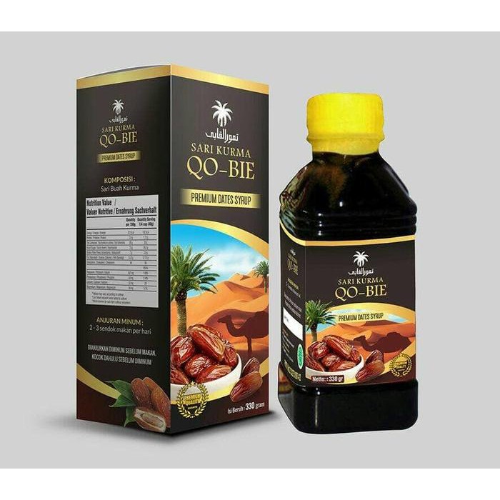 

Sari Kurma Murah Qo-bie 330gr (premium dates syrup)