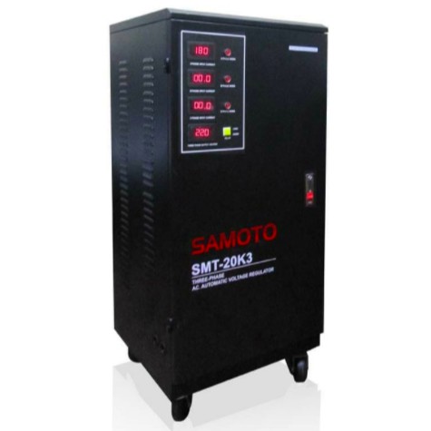 STABILIZER SAMOTO SMT 20K3 20KVA 3PHASE utk rumah / gedung / kantor