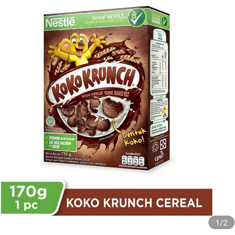 

RENTENG 170g - SEREAL KOKO KRUNCH KRANCH CRUNCH box / CEREAL atayatoko