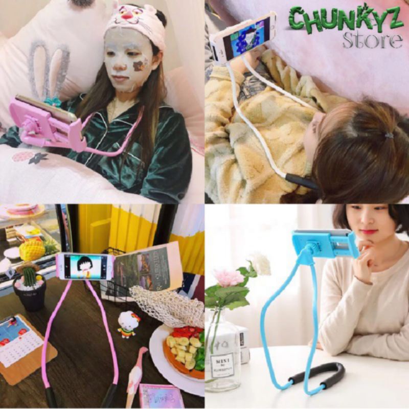 CSPH Lazy Pod Leher Tarik & Jepit Pinggang / Lazy Pod Phone Holder