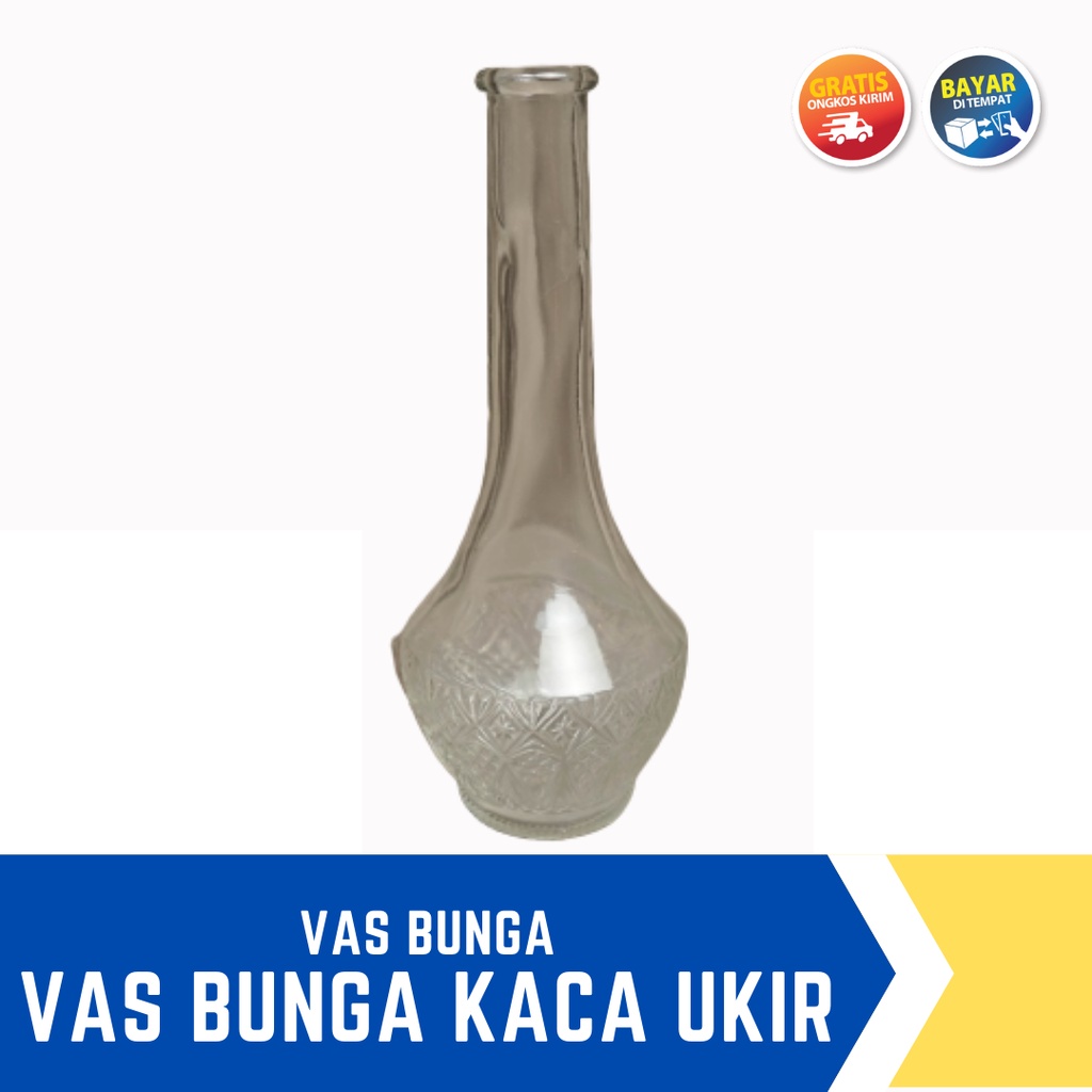 Vas Bunga Bahan Kaca / Pas Bunga Ruang Tamu / Vas Pot Tanaman Air / Pot Dekorasi Ruang Tamu dan Tama