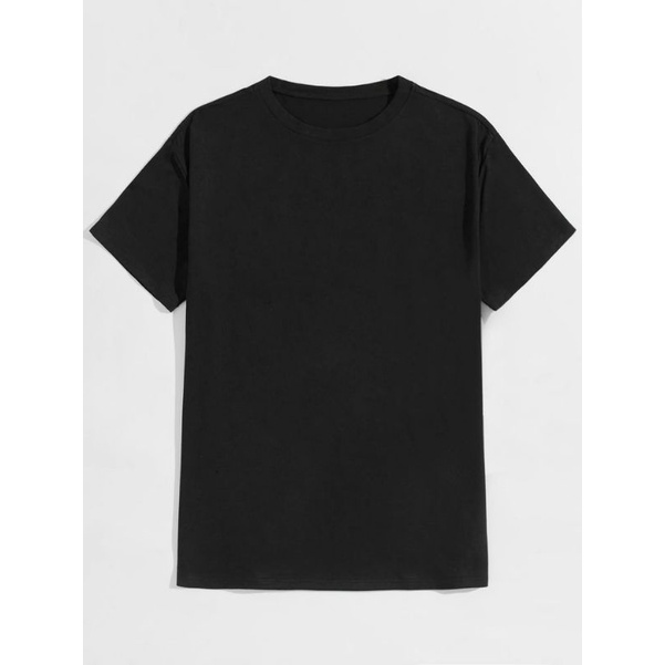 Imous.co Black T-shirt - Kaos Polos Hitam