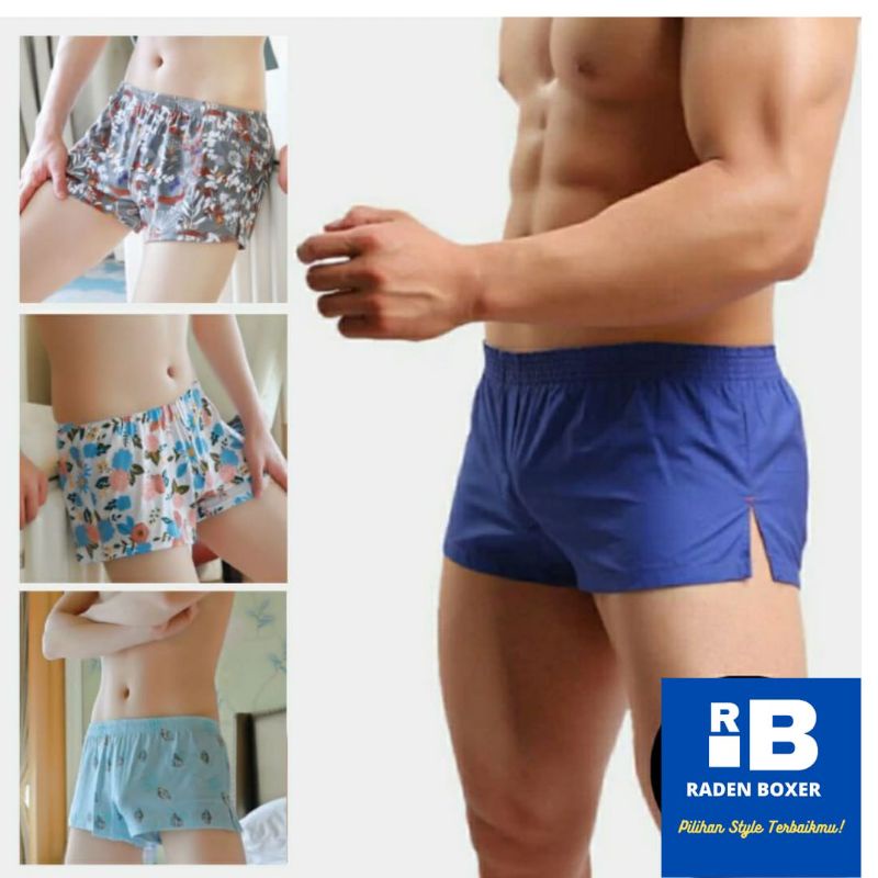 ⭐⭐⭐⭐⭐ Boxer Pria Sexy Celana Pendek Pria Celana Santai Celana Renang Celana Kolor Celana Pantai Boxe