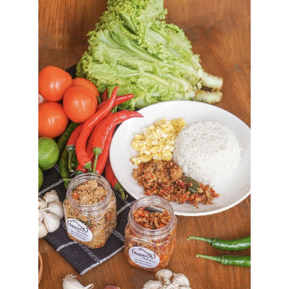 

sambal baby cumi homemade , sambal cumi lombok ijo