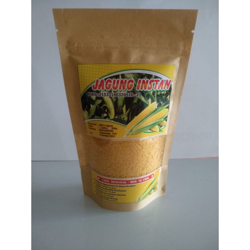 

NASI JAGUNG INSTAN 150 gram