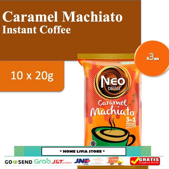 

Neo Coffee Caramel Machiato 3 x 200 gr