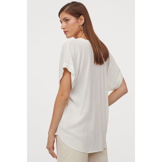 HnM crinkled blouse women's