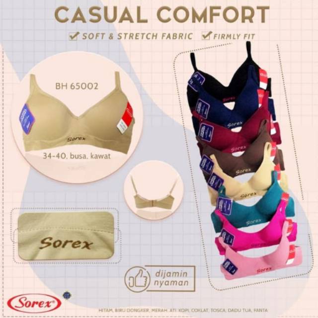 Bra bh Sorex casual comfort 65002 kawat