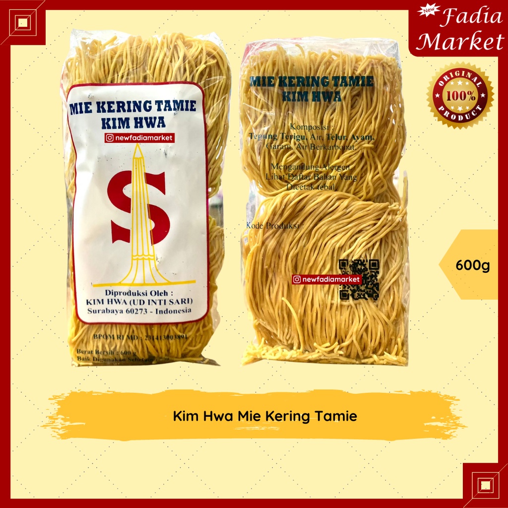 

Kim Hwa Mie Kering Tamie 600g
