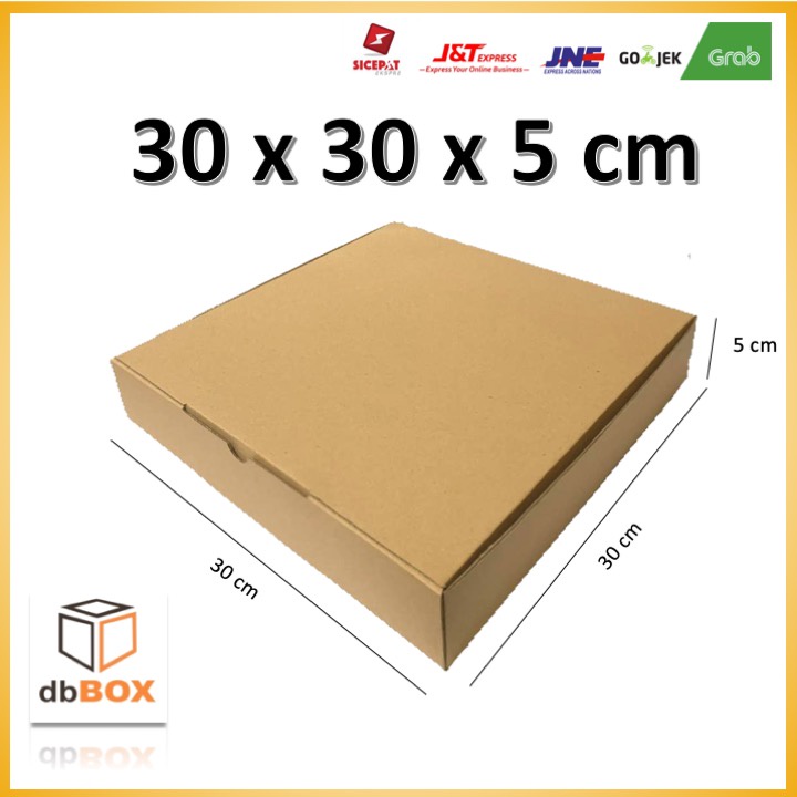 Kardus 30x30x5 cm | Box Die Cut dan Easy Usage | Box Kue Tart & Topi