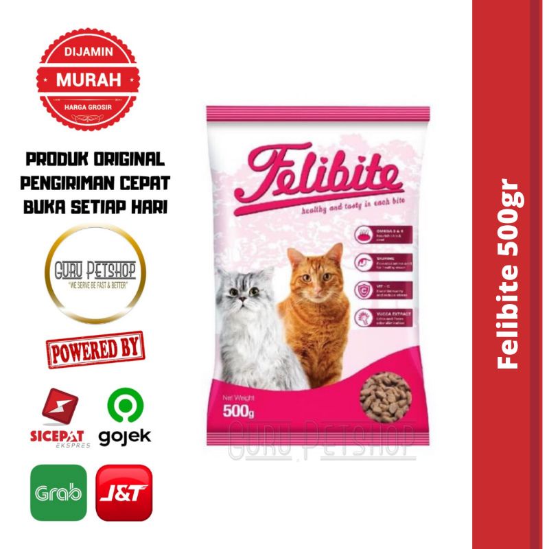 Makanan Kucing Felibite 500gr / Felibite Donat / Felibite Cat Food