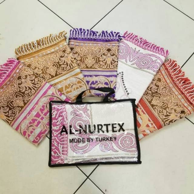 Sajadah taveling Al-Nurtex |oleh oleh haji dan umroh