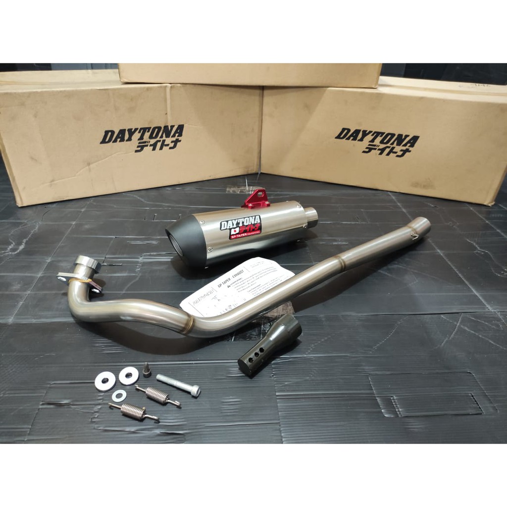 KNALPOT DAYTONA RACING GP TAPER MX KING 150 COMPETITION FULL SYSTEM