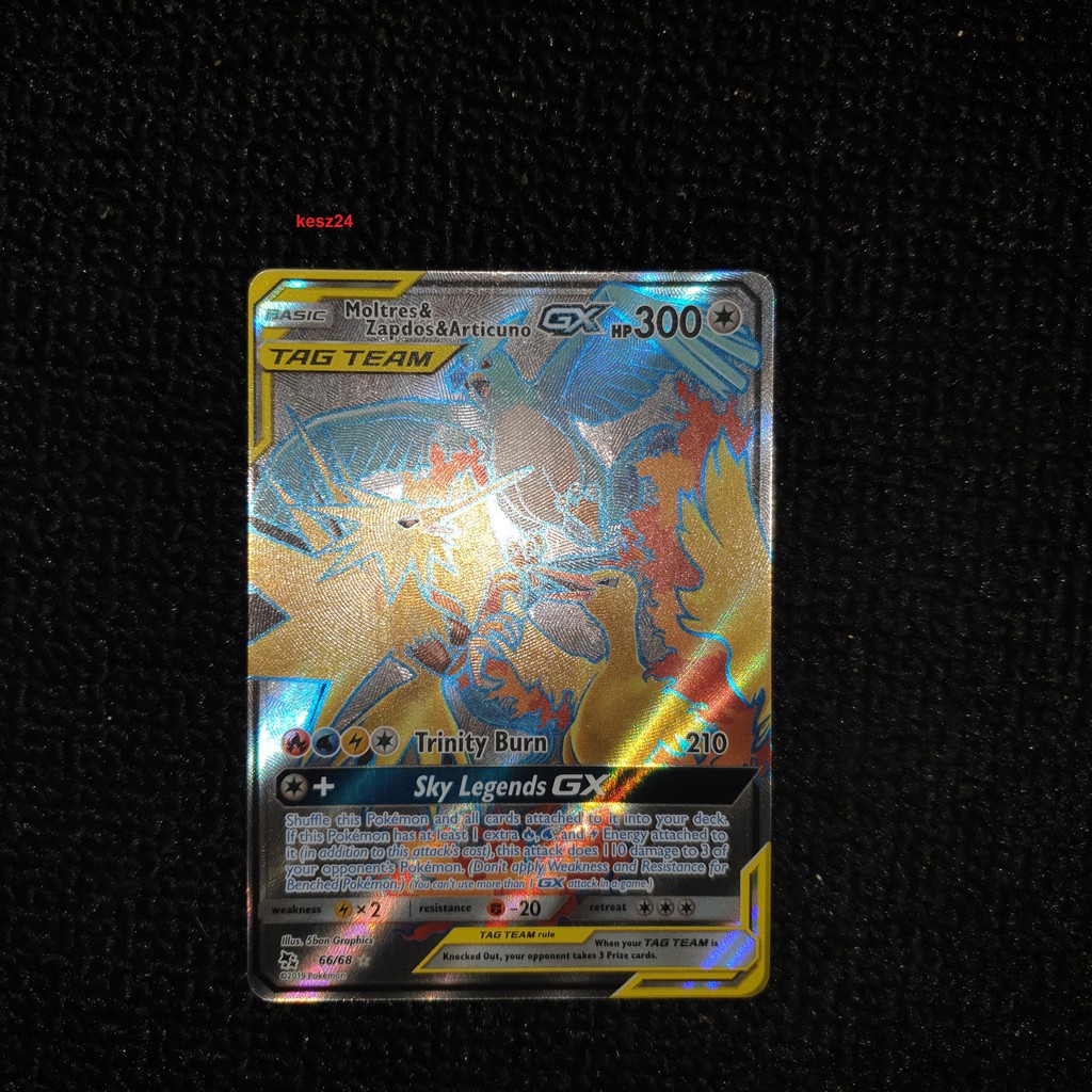 Kartu Pokemon TCG Moltres Zapdos Articuno english