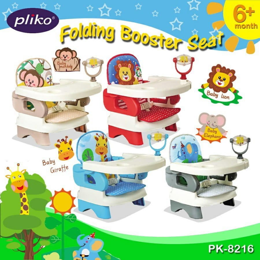 Pliko Booster Seat With Toy Kursi Makan Bayi - PK8216