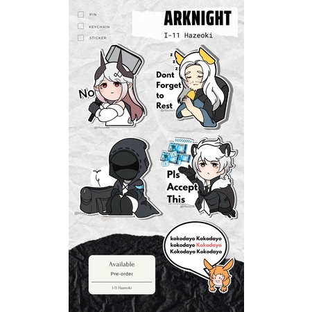 Arknight Emotes