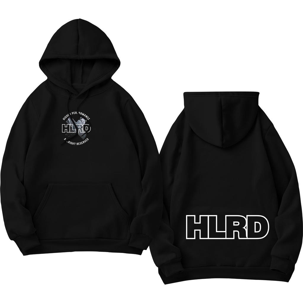 Sweater Hoodie HLRD Sablon DTF Fleece Cotton II Holyrider Jumper Hoodie High Performance II M-XXL (Pria &amp; Wanita) Free stiker&amp;Gantungan Kunci