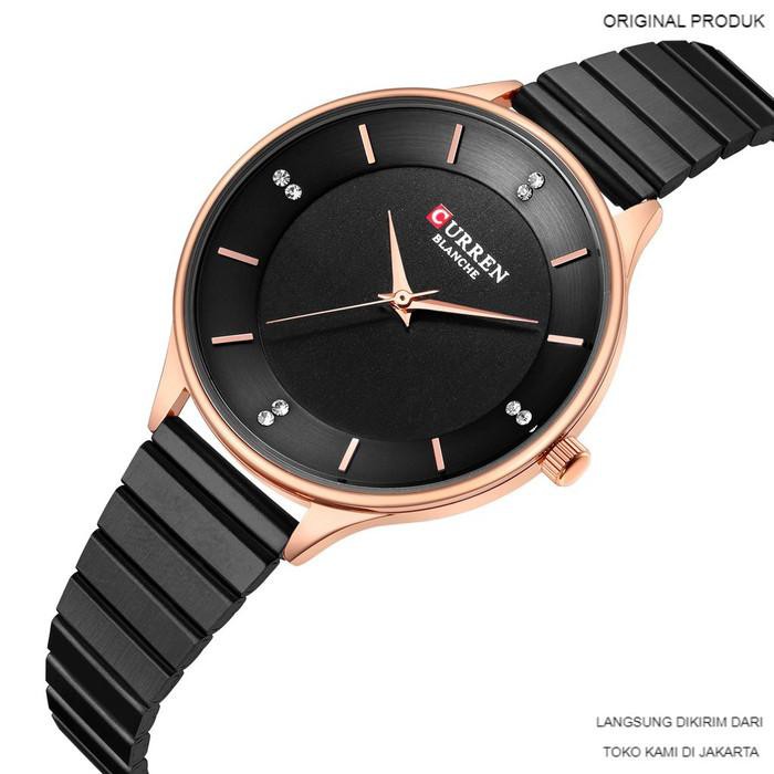 Bagus Jam Tangan Wanita CURREN 9041 PREMIUM CLASS - Gold Silver Murah