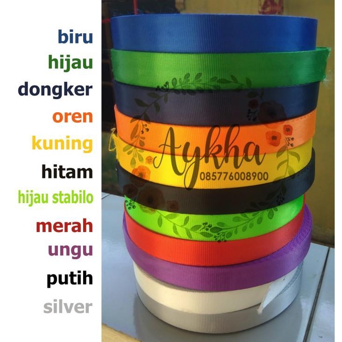 

Lanyard Tali Lanyard Nylon Id Card 2Cm X 45,72M | 50 Yard Per Roll Murah Baru