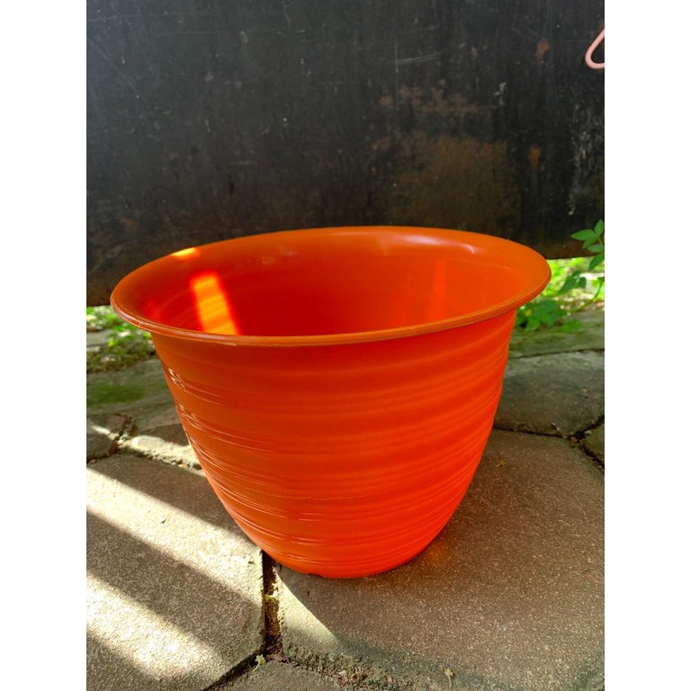 SUNLIFE POT BUNGA CANTIK WARNA WARNI UKURAN 15, 21 CM / POT BUNGA MODEL TAWON TERMURAH