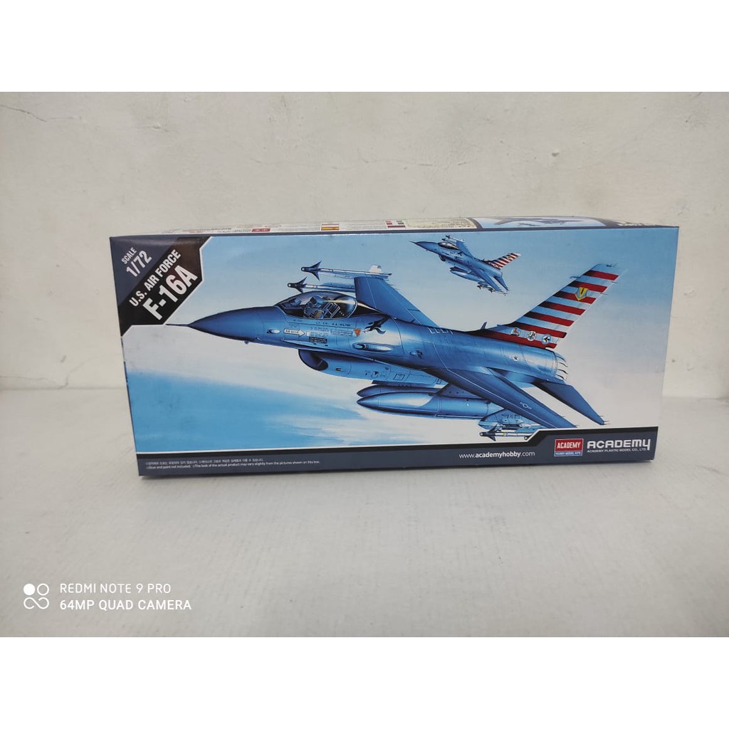 Mainan Rakitan ACADEMY 1/72 F-16A FIGHTING FALC 12444