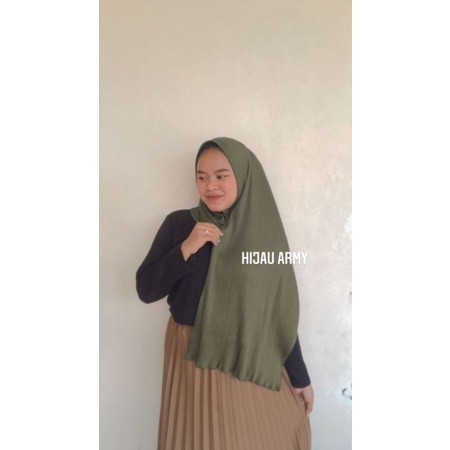 HIJAB PASHMINA PLISKET PREMIUM PLEATED SHAWL LIDI TERLARIS TERMURAH