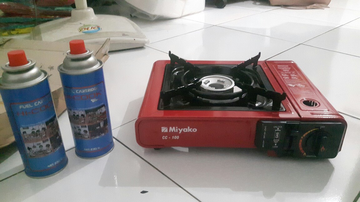 Kompor Gas Portable Miyako Cc100 Cc-100 Portabel