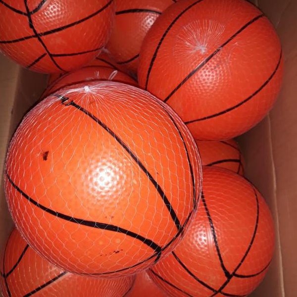 Mainan Bola Basket Karet Anak Tanpa Ring