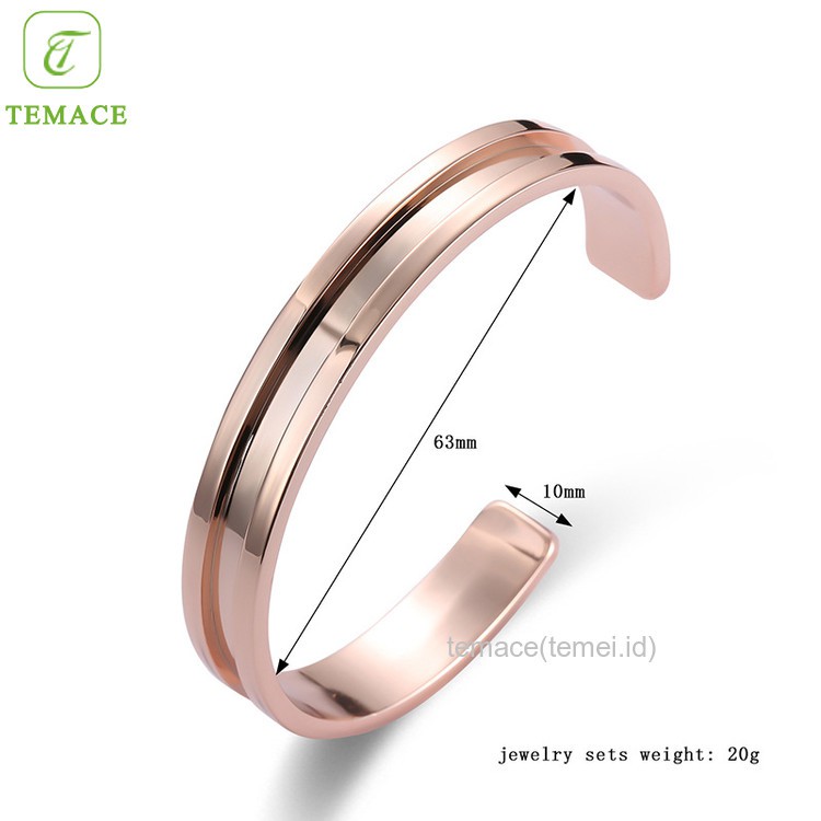 GELANG WANITA TITANIUM SILVER KOLONG MONDIAL TETES